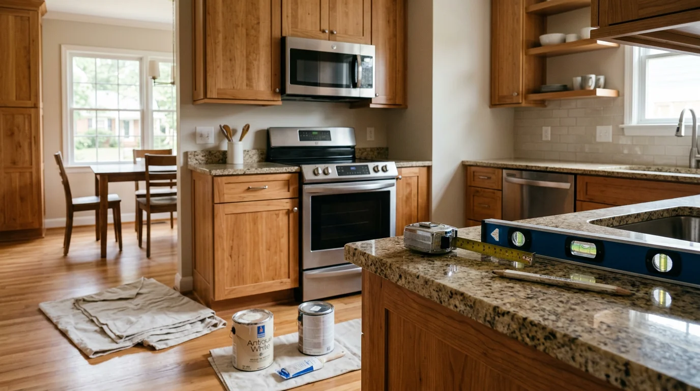 General contractor working on residential home remodeling project in Charlotte